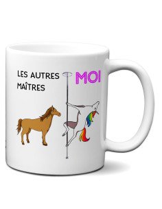 Tasse Mug Cadeau Maître École - Les Autres Maîtres Moi Licorne- Idée Originale Fin Année Humour