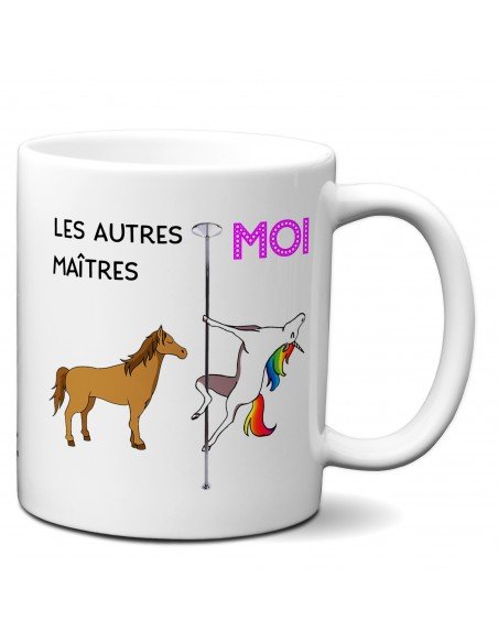 Tasse Mug Cadeau Maître École - Les Autres Maîtres Moi Licorne- Idée Originale Fin Année Humour