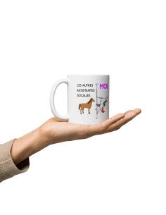 Tasse-Mug Meilleure Assistante Sociale Licorne - Idée Cadeau Humour Original Anniversaire 2