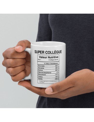 Tasse Mug Idée Cadeau Super Collègue de Travail Valeur Entreprise Nouveau Job