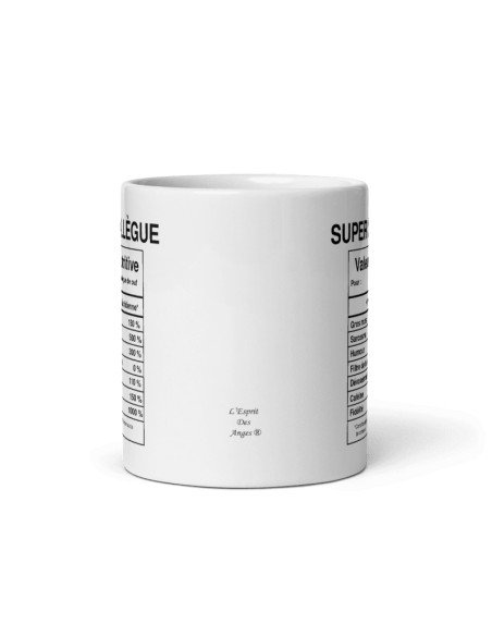 Tasse Mug Idée Cadeau Super Collègue de Travail Valeur Entreprise Nouveau Job
