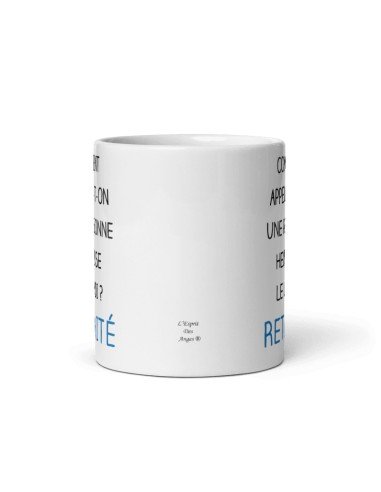 Tasse-Mug Cadeau Retraite- Heureux le Lundi Retraité-Original Drole Rigolo  Amusant Collègue Départ