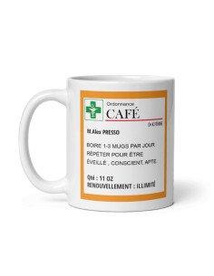Tasse Mug Idée Cadeau Collègue Ordonnance Café Humour Amusant Bureau Entreprise 2