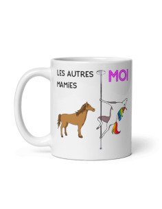 Tasse-Mug Mamie-Les autres Mamies Licorne- Idée Cadeau Mamie Original Anniversaire Fête des Grands Mères Noël  2