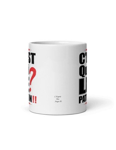 Tasse Mug Idée Cadeau -C'est qui le Patron- Collègue Retraite Départ Papa  Entreprise Nouveau Job