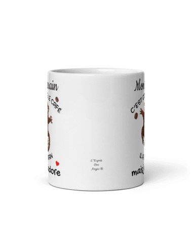 Tasse Mug - Mon Parrain C'est Comme le Café - Idée Cadeau Original Baptême Parrain Anniversaire