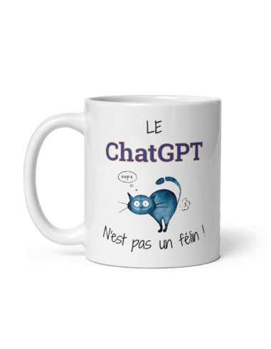 Tasse-Mug Cadeau Chat Humour Intelligence...