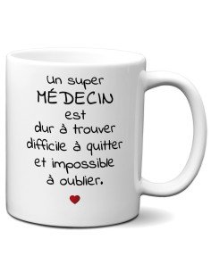 Tasse Mug Original - Médecin dur à Trouver - Idée Cadeau Homme Humour Docteur Soignant Collègue de Travail Médical