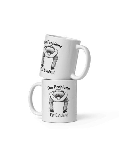 Tasse Mug Cadeau - Ton Problème - Collègue Ami Humour Rigolo Marrant 