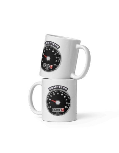 Tasse Mug Cadeau Anniversaire 40 ans Femme Homme - 40 ans au compteur - Original Personnalisé