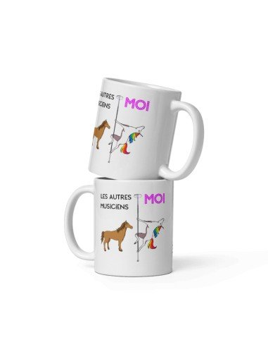 Tasse Mug Cadeau Musicien-Meilleur Musicien Licorne- Original Personnalisé Genial Anniversaire Fête Noël