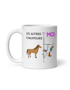 Tasse Mug Cadeau Chauffeur - Meilleur Chauffeur Licorne - Idée Cadeau Collègue de Travail  2