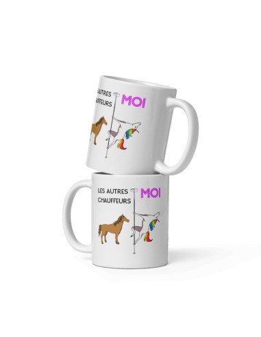 Tasse Mug Cadeau Chauffeur - Meilleur Chauffeur Licorne - Idée Cadeau Collègue de Travail 
