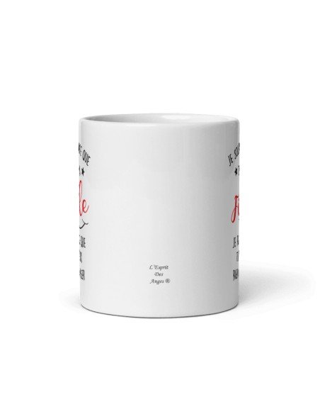 Tasse Mug Cadeau Fille Anniversaire - Je Souris Je Ris - Idée Originale Personnalisé