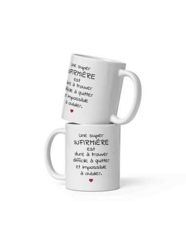 Tasse Mug Original - Infirmière dure à Trouver - Idée Cadeau Homme Humour Infirmière Soignant Collègue de Travail Médical