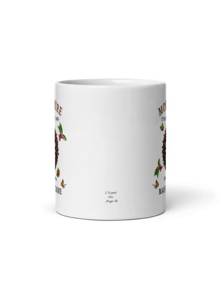 Tasse Mug Cadeau Frère Anniversaire - Mon Frère c'est Comme Le Café Mais Je l'Adore - Idée Originale