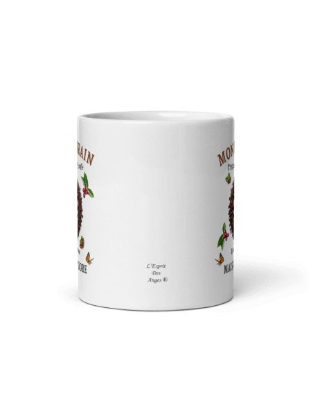 Tasse Mug - Mon Parrain C'est Comme le Café Je l'Adore- Idée Cadeau Original Baptême Parrain Anniversaire