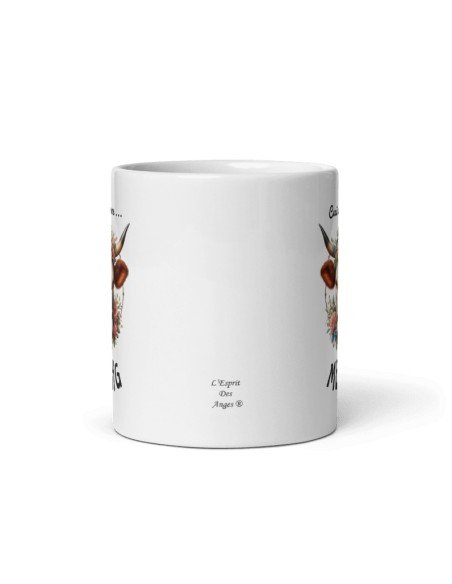 Tasse Mug Cadeau Humour  Original - Ceci est mon Meugh - Vache Amusant Rigolo Papa Maman Collègue Ami