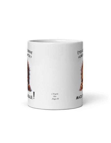 Tasse Mug Cadeau Humour  Original - Bonne Humeur Matin Ta Gueule - Amusant Rigolo Papa Maman Collègue Ami