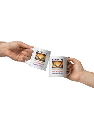 Tasse-Mug Cadeau Retraite- Retraite Nouvelle Direction -Original Drole Rigolo  Amusant pour Homme ou Femme