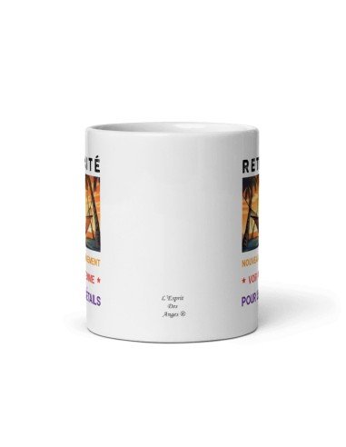 Tasse-Mug Cadeau Retraite- Retraite Nouvelle Direction -Original Drole Rigolo  Amusant pour Homme ou Femme