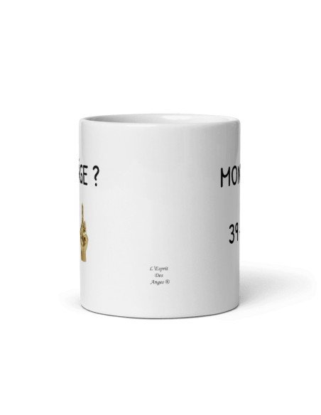 Tasse Mug 40 ans Doigt Honneur Or Homme Femme - Cadeau Anniversaire 40 ans Ans - Idée Cadeau Original, Humour, Drôle, Rigolo