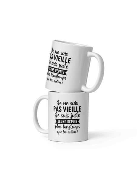 Tasse Mug Cadeau Humour  Original - Je ne suis pas vieille - Drole Amusant Rigolo Anniversaire  Femme Collègue Amie Tasse Mug Cadeau Humour  Original - Je ne suis pas vieille - Drole Amusant Rigolo Anniversaire  Femme Collègue Amie