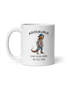 Tasse Mug Cadeau Humour  Dinosaure - Adosaurus - Drole Amusant Rigolo Anniversaire  Jeune Ado 2