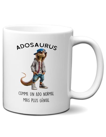 Tasse Mug Cadeau Humour  Dinosaure - Adosaurus - Drole Amusant Rigolo Anniversaire  Jeune Ado Tasse Mug Cadeau Humour  Dinosaure - Adosaurus - Drole Amusant Rigolo Anniversaire  Jeune Ado