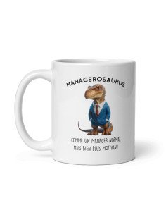 Tasse-Mug Collègue-Managerosaurus Manager Dinosaure -- Idée Cadeau Patron Travail Nouveau Job 2