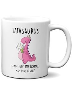 Tasse Mug Cadeau Tante Dinosaure- Tatasaurus - Original Drole Amusant Rigolo Anniversaire  Femme