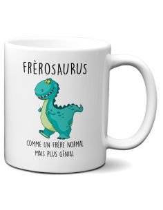 Tasse Mug Cadeau Frère Dinosaure- Frèrosaurus - Original Drole Amusant Rigolo Anniversaire  Homme