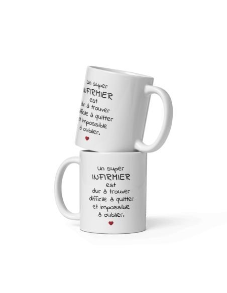Tasse Mug Original - Infirmier dur à Trouver - Idée Cadeau Homme Humour Infirmier Soignant Collègue de Travail Médical