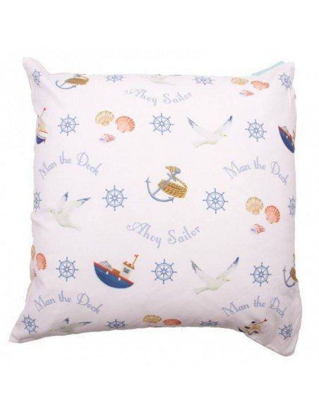 Housse de coussin marin Jan Pashley